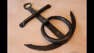 Hand forged anchor themed door knocker!