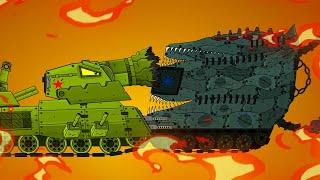 РАТТЕ vs БЕЗЛИКИЙ Супер месилово - Мультики про танки
