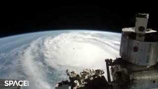 Hurricane Milton seen from space station on Oct. 8 in time-lapse