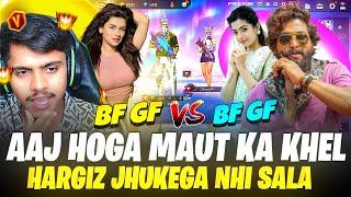 FREE FIRE COUPLES VS BIG YOUTUBER  || AUKAT KI BAAT || FREE FIRE GAMPLAY