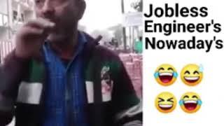 Talent of Pakistan #bajy_wala_talent Papa Aya  jobless Engineers Funny video