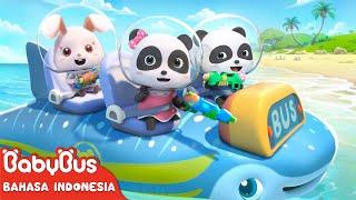 Mobil Hewan | Bus Hiu Paus | Lagu Anak-anak | Berbagai Jenis Kendaraan | BabyBus Bahasa Indonesia