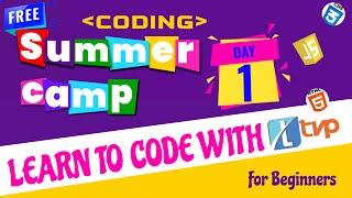 Online Summer Camp | Coding for Students of Class 6 to 10 | Day 1| @TECHVIDEOPEDIA