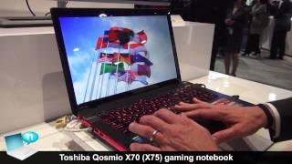 Toshiba Qosmio X70 (X75) gaming notebook