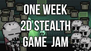 I made a stealth game in godot in 1 week for a game jam! #devlog #pixelart #gamedev