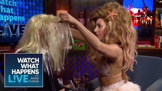 EXCLUSIVE: Lady Gaga Gives Andy Cohen ARTPOP Makeover | WWHL