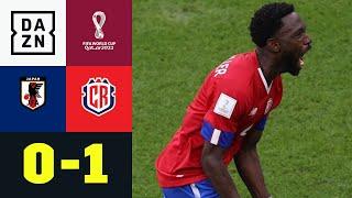 Wahnsinn in den Schlussminuten! Costa Rica bezwingt Japan: Japan - Costa Rica 0:1 | WM 2022 | DAZN