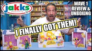 New Simpsons Toys from JAKKS Pacific. Review and Opening!!!