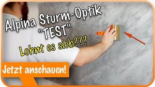 STURM-OPTIK Alpina TEST I Lohnt sich die 36€ Wandgestaltung in Silber?