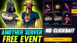 FREE FIRE ANOTHER SERVER FREE EVENT | PINK DIAMOND STORE RETURN | FF BEST SERVER