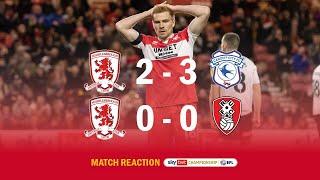 Back Down To Earth As Boro Remain In The Bottom 3! 