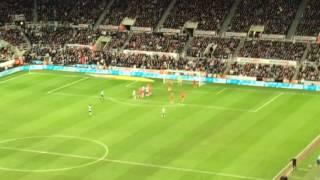 Ciaran Clark goal Newcastle v Bristol city