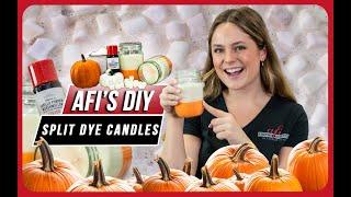 How to Make a Fall Layered Candle