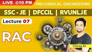 L7 ) 10:00 PM | IMPORTANT MCQ's for all JE/AE Exams For RAC | By Chirag Sir | AEC Plus