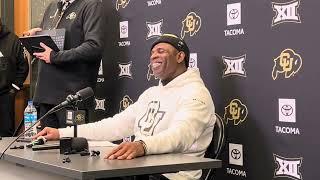 Colorado football presser: Coach Prime, CU Buffs dominate on emotional senior day