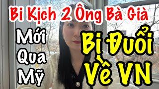 Mới Qua MỸ Vài Tháng. 2 Ông Bà Này Bị Đuổi Về VN. Không Cho Ở Mỹ Nữa