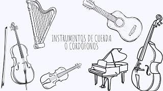 Instrumentos de cuerda o cordófonos