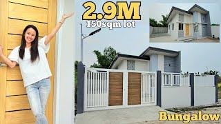 HOUSE TOUR #25: 2.9M Bungalow House for Sale in Pampanga Philippines ¦ LORAHousePH