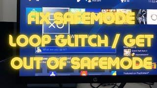 PS4: How to get out of SafeMode / Fix SafeMode loop glitch! (2023)