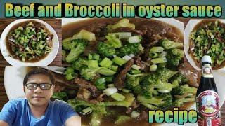 How to cook Beef and Broccoli in oyster sauce recipe / #henryabagvlog