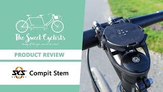 SKS's minimalist cell phone mount - SKS Compit Stem Smatphone Mount Review feat. Adjustable angle