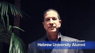 Meet Hebrew U Alumnus Adam Cooper