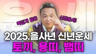 2025년 을사년 신년운세! 토끼띠운세 용띠운세‍ 뱀띠운세 재물운 폭발하는 띠는 무슨띠!?/ 강남용한점집