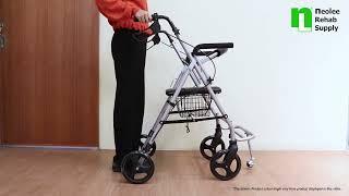 How to use the Deluxe Rollator Walker 2.0