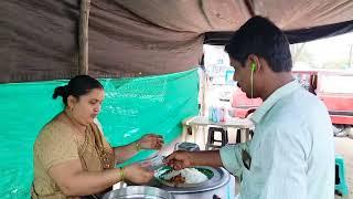 #Jalsa street food LB Nagar# mutton boti  #chicken fry #chicken curry #dal rice tasty food