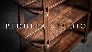 PEDULLA STUDIO | Building a Walnut Bookcase with Mortise and Tenons