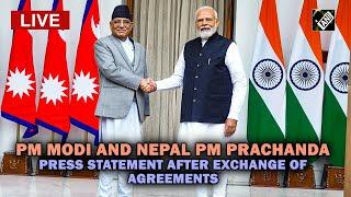 Live: Modi and Nepal PM Prachanda Press Statement after Exchange of Agreements