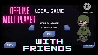 how to play mini militia offline with friends hotspot | mini militia old version offline multiplayer