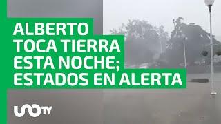 PRECAUCIÓN: tormenta tropical Alberto tocará tierra la noche de este miércoles