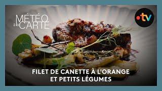 Gastronomie : filet de canette à l'orange et petits légumes