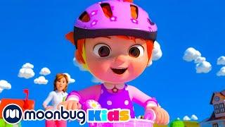 Learn to Ride a Bike Song | @Cocomelon - Nursery Rhymes |  Moonbug Literacy 