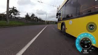 dangerous overtaking of a bus - опасный обгон автобуса