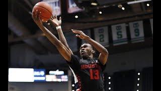 American Men's Basketball Highlights - #9 Houston 71, UConn 63