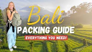 THE ULTIMATE BALI PACKING GUIDE in 2023!