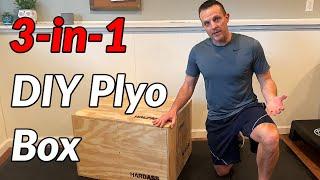 HOMEMADE DIY 3-in-1 PLYO BOX // Best Design, Easy to Make, One Piece of Plywood