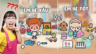 Hà Sam Thử Thách Làm Em Bé Tốt Và Em Bé Xấu Trong Toca Life World