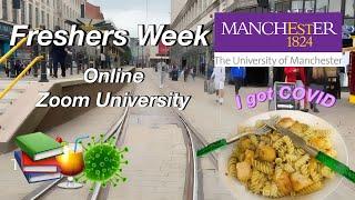 Manchester Uni Welcome (Freshers) Week Vlog // I got Covid 19!