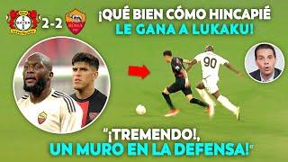 el PARTIDAZO de Hincapié ante la Rᴏᴍᴀ "NO DEJO HACER NADA A LUKAKU"