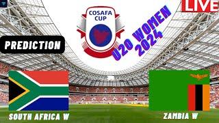 South Africa 0 vs 3 Zambia COSAFA U20 Women's Championship 2024 Football Match