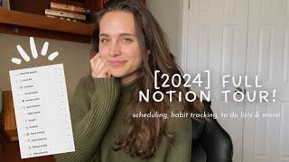 FULL NOTION TOUR (Exposing ALL My Systems) | To Do Lists, Goal Tracking, Meal Prepping, & More!