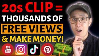 How to Make Money With ~20s Clips (Step-by-Step) On YouTube and Social Media (with JUST a PHONE!)