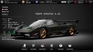 [Gran Turismo 7] Zonda R 700pp tune updated 1 54