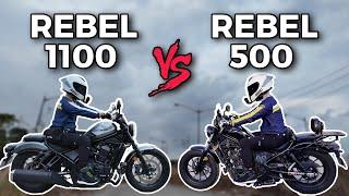 Honda Rebel 1100 & 500 Review & Comparison | Alin Ang Mas Ok?