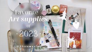 Favorite art supplies 2023and how I use them