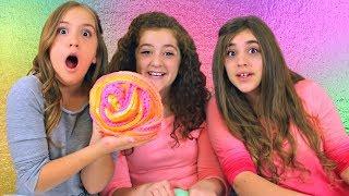 3 Slime Challenge!  Making 3 Slimes in 3 Colors into 3 Slime Smoothies!