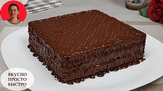 MOSKVICHKA Cake  Fantastically DELICIOUS Chocolate Cake  NEW Recipe  SUBTITLES